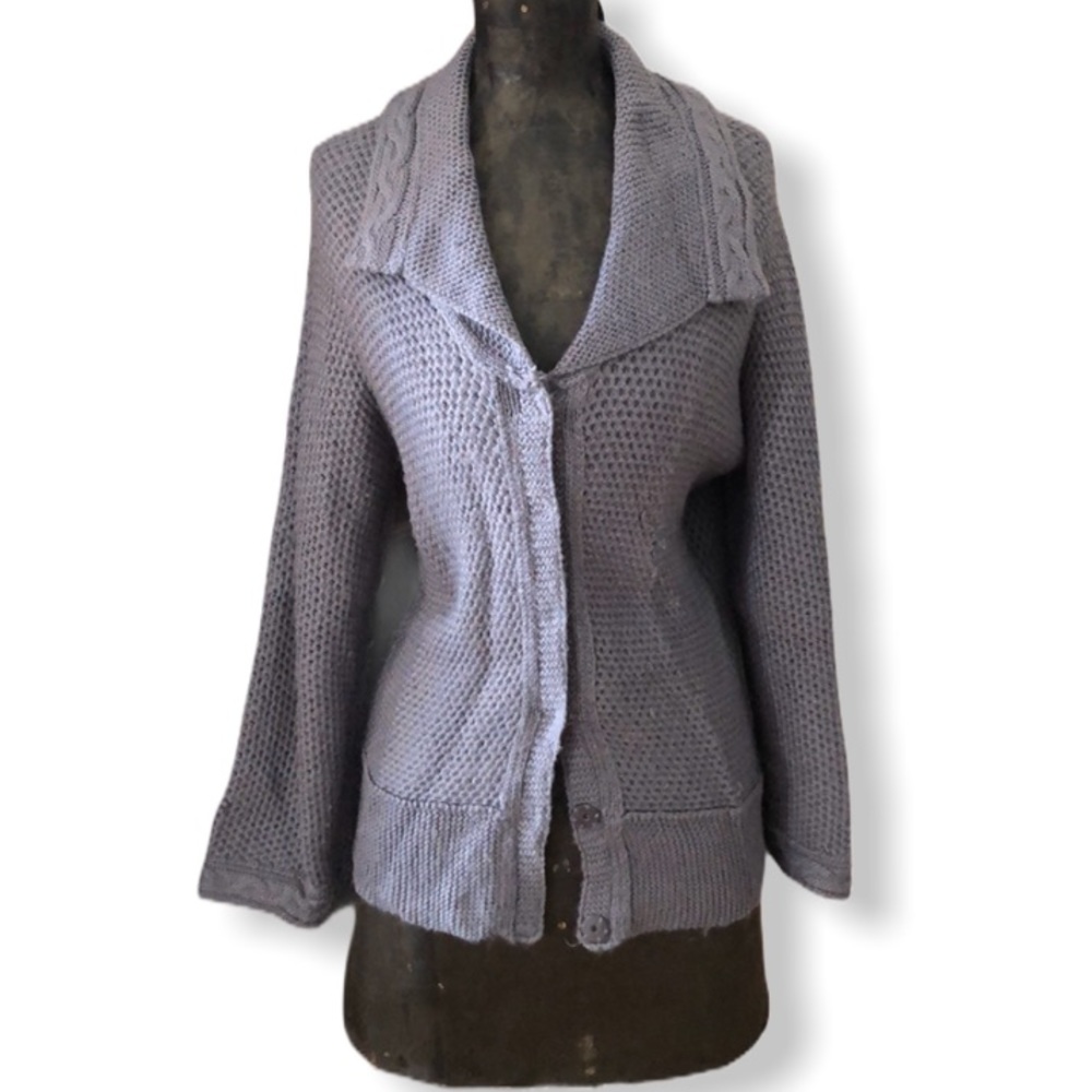 Wool Fisherman Sweater from Nordstrom | Gray Cable Knit